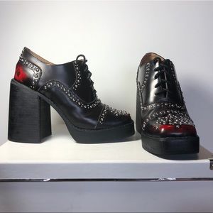 Jeffrey Campbell studded chunky heel